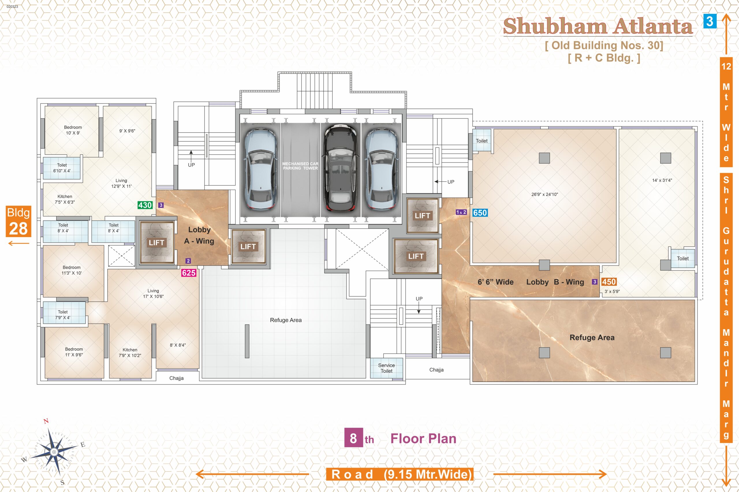 Bldg_No_30_8th Floor plan